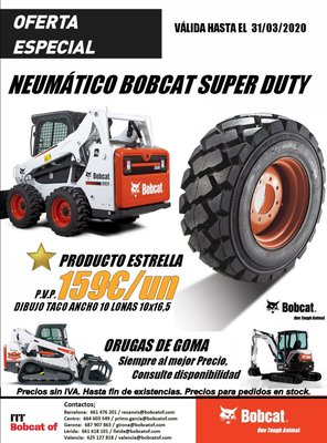 PROMOCIÓN DE NEUMÁTICOS BOBCAT ENERO 2020
