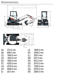 Mini pelle Bobcat E50 - 5