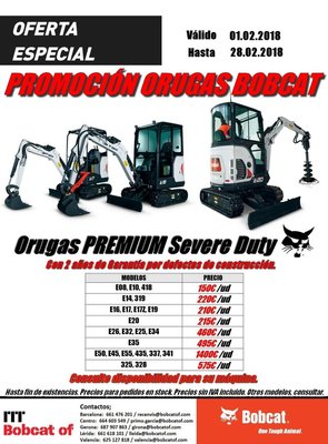 Promoción Orugas Bobcat